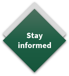 triangle button - stay informed