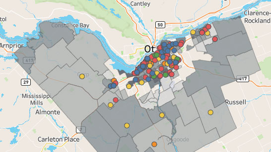 Naturally Occurring Retirement Community finder map